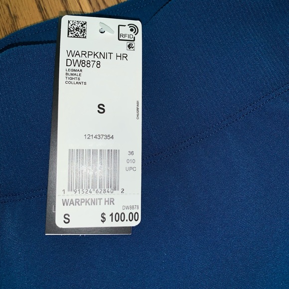 Adidas Blue Warpknit Tights - Picture 6 of 8